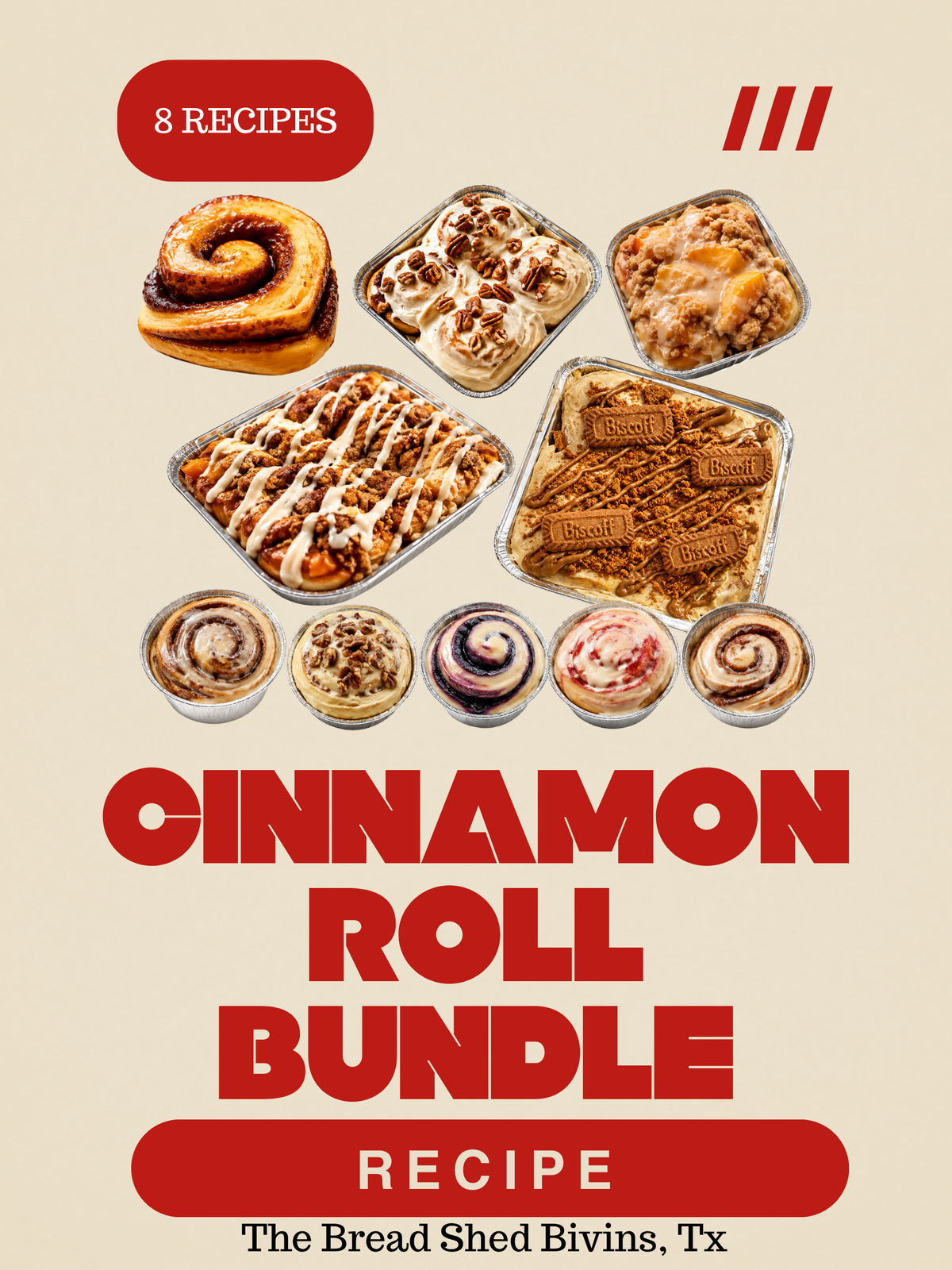 Cinnamon Roll Bundle (8 recipes)